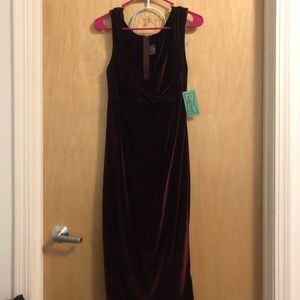 Women‘s Vintage velvet night dress